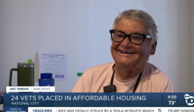 24 veterans placed into new affordable housing complex in National City