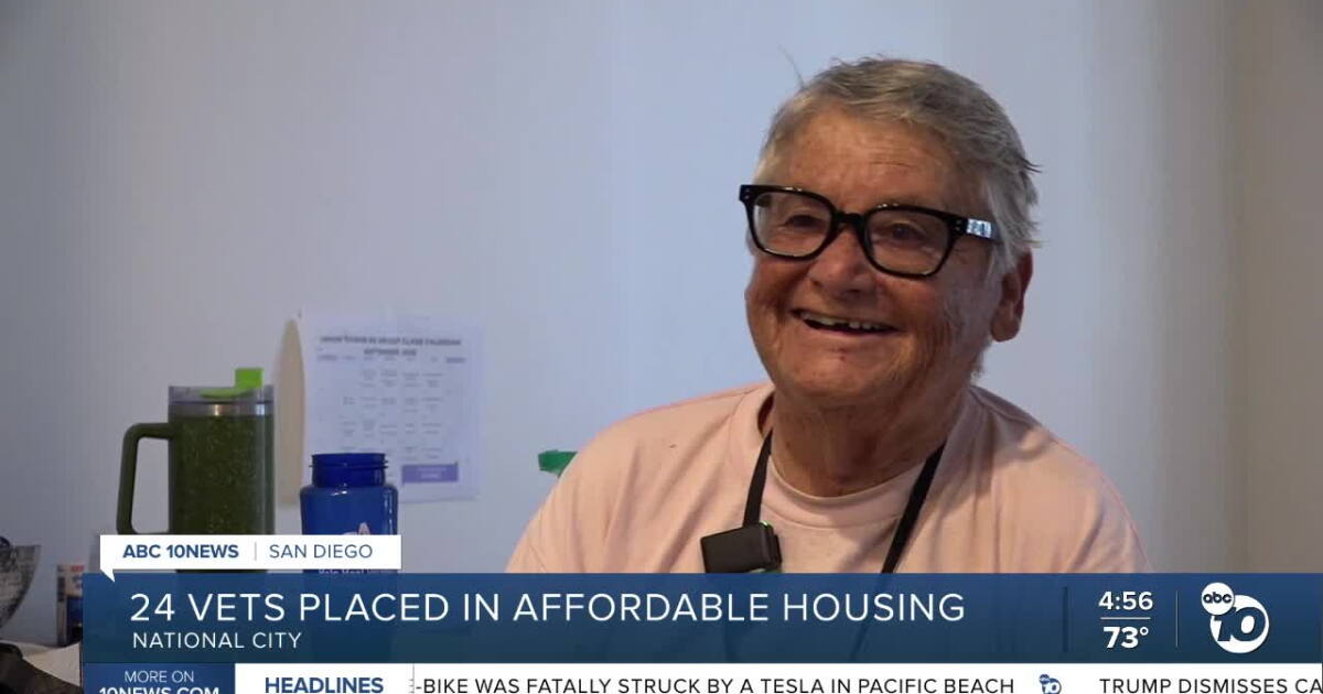 24 veterans placed into new affordable housing complex in National City