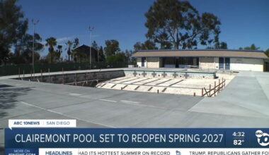 Clairemont pool closed since 2024; reopening set for 2027