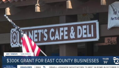 San Diego County approves $300,000 grant to support East County small businesses