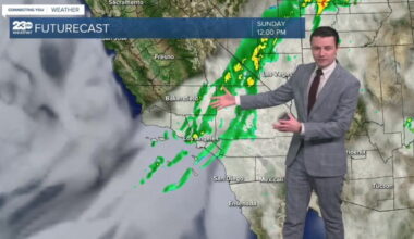 Tracking tropical moisture into the weekend
