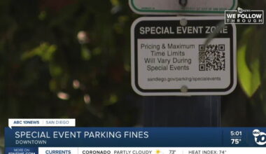 San Diego's special event parking zone issued more than $223,000 in fines