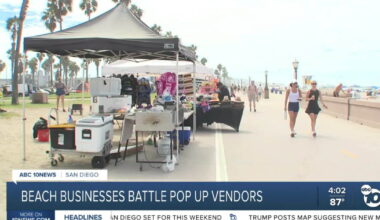 Local shops claim street vendors cut into Mission Beach crowds