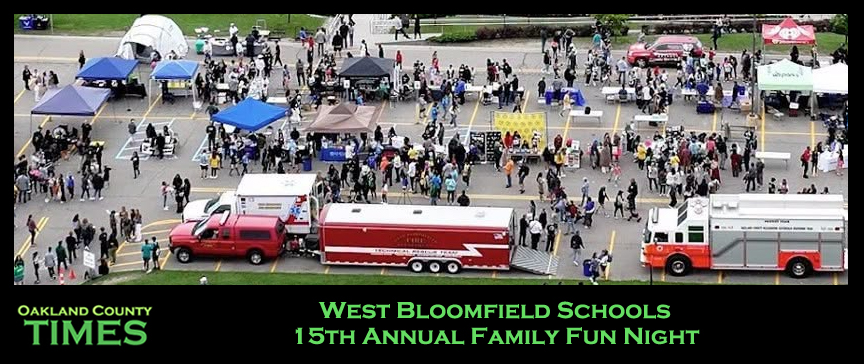 West Bloomfield Schools 15th Annual Family Fun Night Sept 18