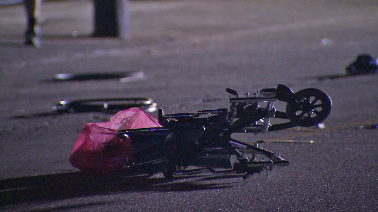 Wheelchair bound man injured in Long Beach crash