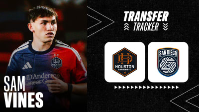 San Diego FC acquire Sam Vines on loan from Houston Dynamo