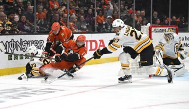 Four Unanswered Goals Give Bruins Come From Behind Win Over Ducks