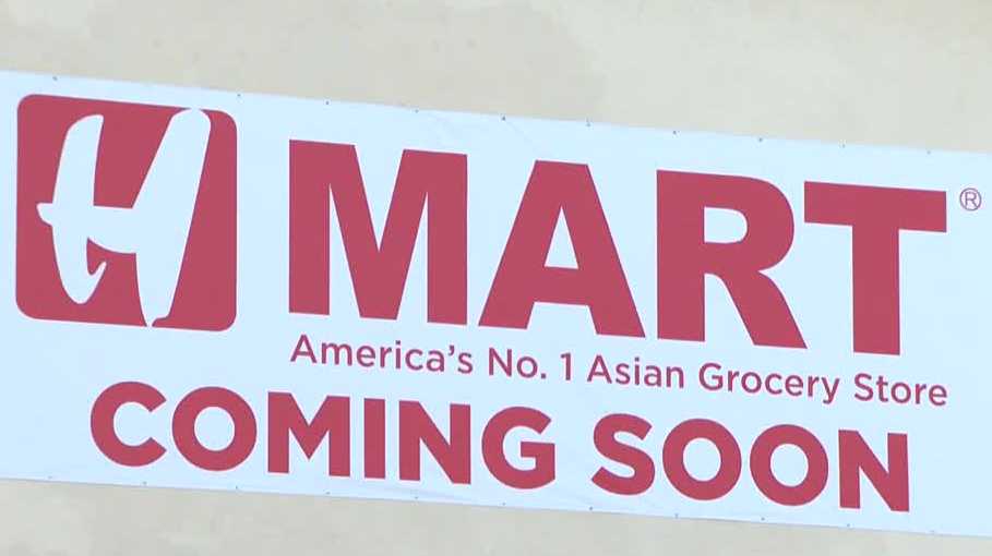 H Mart Sacramento food hall options listed for Mack Road location