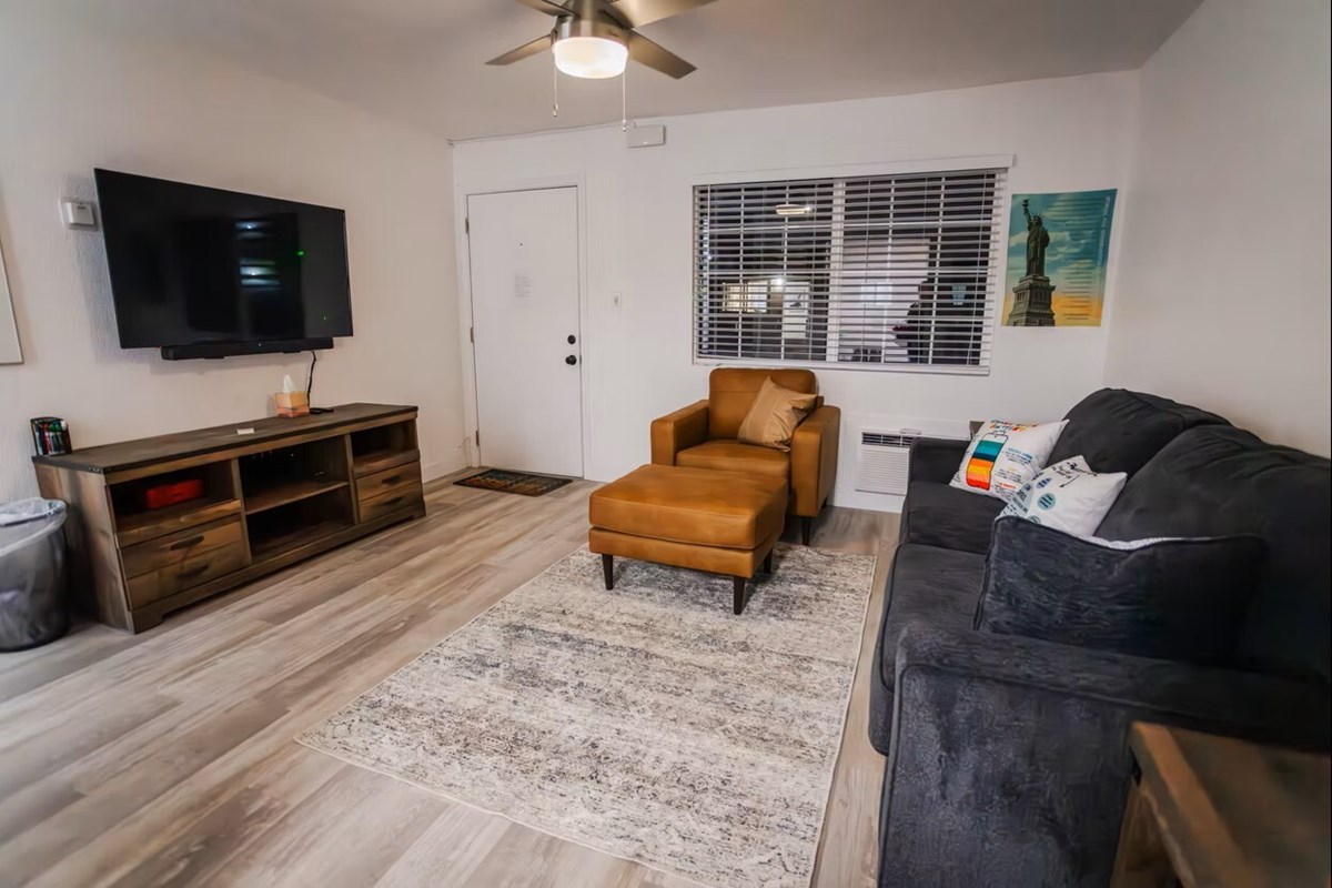 A living space at AcademySTAY