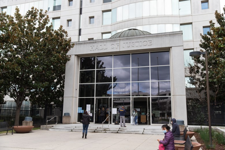 Santa Clara County Hall of Justice in San Jose on March 11, 2021. Photo by Magali Gauthier.