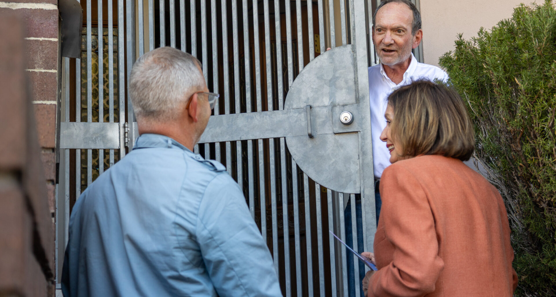 Gary McCoy, triumphant, hits campaign trail with Nancy Pelosi