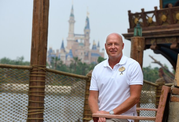 Bob Chapek, chairman of Walt Disney Parks and resorts, at Shanghai Disneyland on June 15, 2016. (JEFF GRITCHEN, STAFF PHOTOGRAPHER)