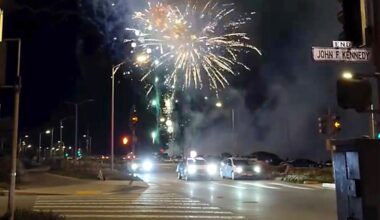 Pile of illegal fireworks explode on San Francisco beach