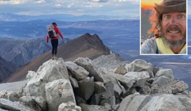 Hiker sent last text before falling 13,000ft down California's Mount Morgan
