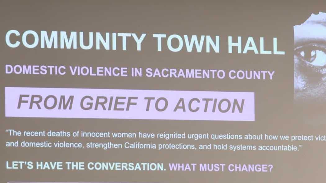 Sacramento town hall focuses on domestic violence prevention