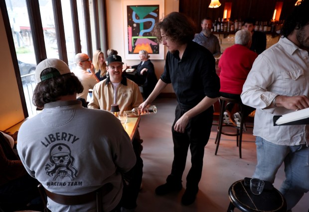 Nate Bertucio serves customers at Bar Panisse on Shattuck Avenue in Berkeley, Calif., on Monday, Feb. 23, 2026. (Jane Tyska/Bay Area News Group)