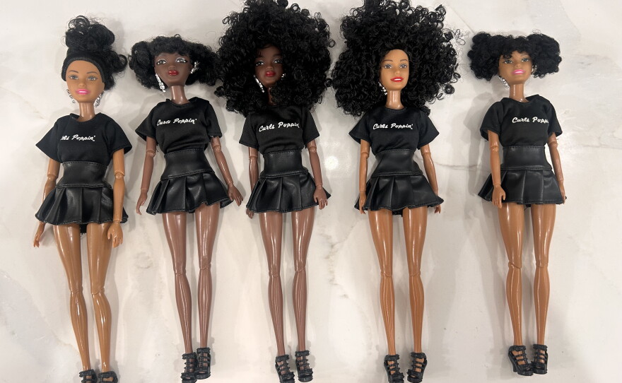 The first line of Curls Poppin' dolls by Ashley Head.