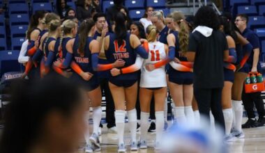 Volleyball Falls to Cal State Bakersfield in Straight Sets