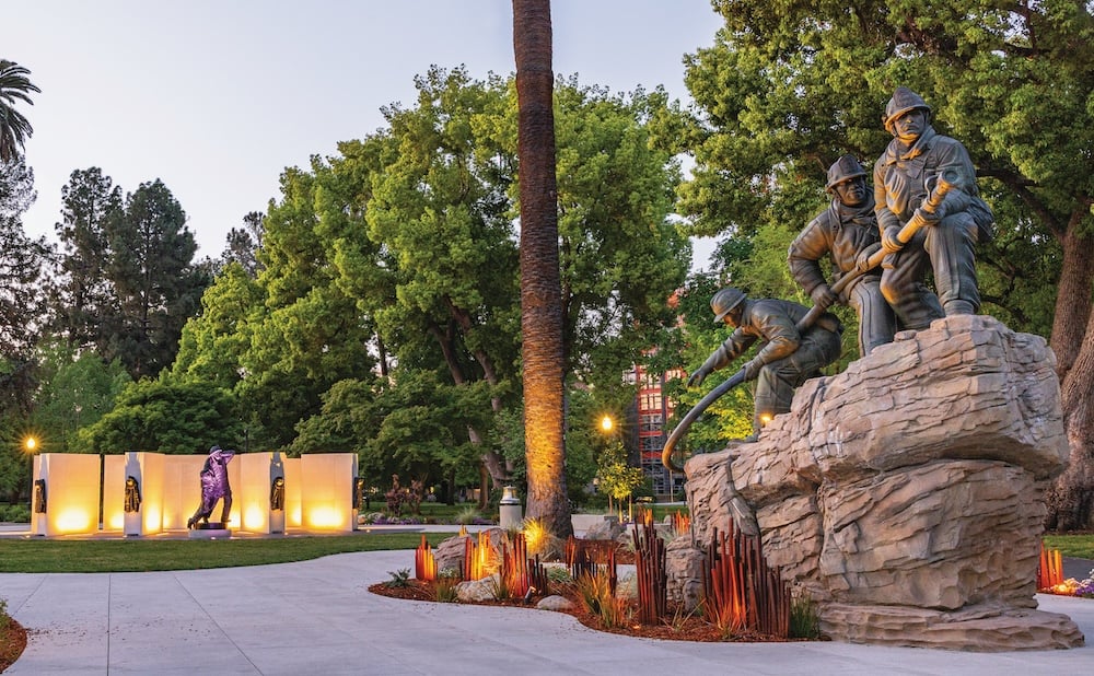 Sacramento's Reimagined California Firefighters Memorial
