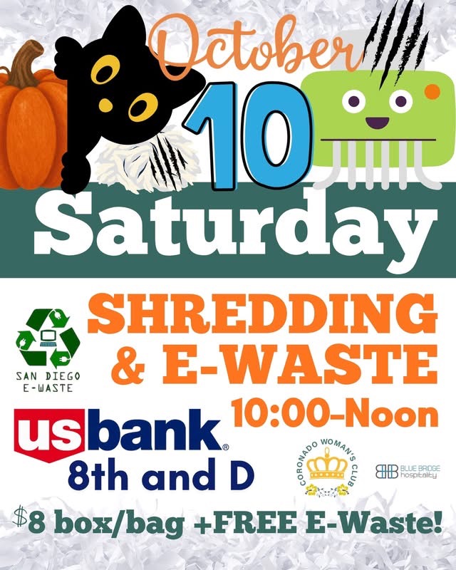 Shredding & E-Waste event, and Pick-a-Pumpkin