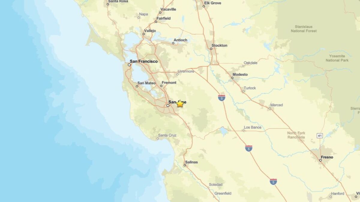 Earthquake of magnitude 2.4 reported close to Alum Rock, CA on Oct. 3