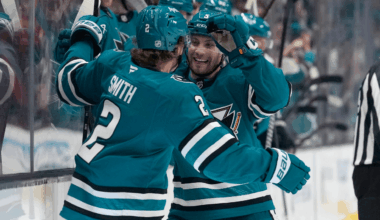 Smith scores twice, Sharks recover for OT win against Panthers