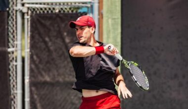 Two Singles Wins for Men's Tennis at San Diego Veterans Classic on Saturday
