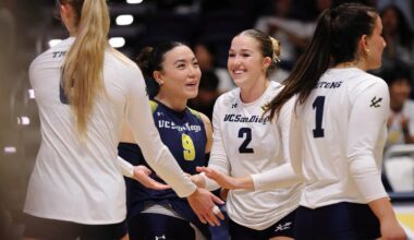 Five-Set Battle Goes to Tritons at Riverside