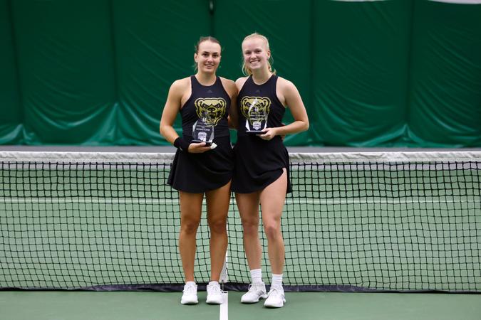 Hammond and Marušinová Capture Doubles Title at Horizon League Individual Championship