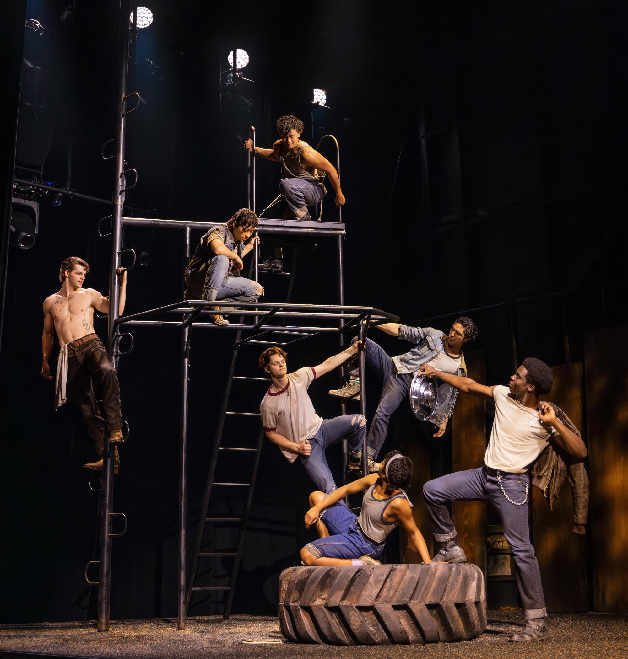 "The Outsiders" North American tour has most of the charms of the show's 2023 world premiere production.