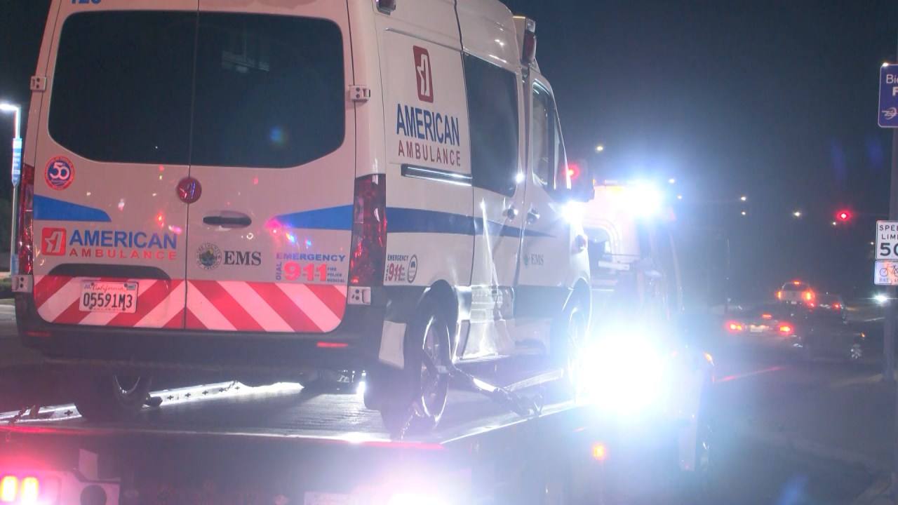 An ambulance and SUV collided in northeast Fresno Sunday night