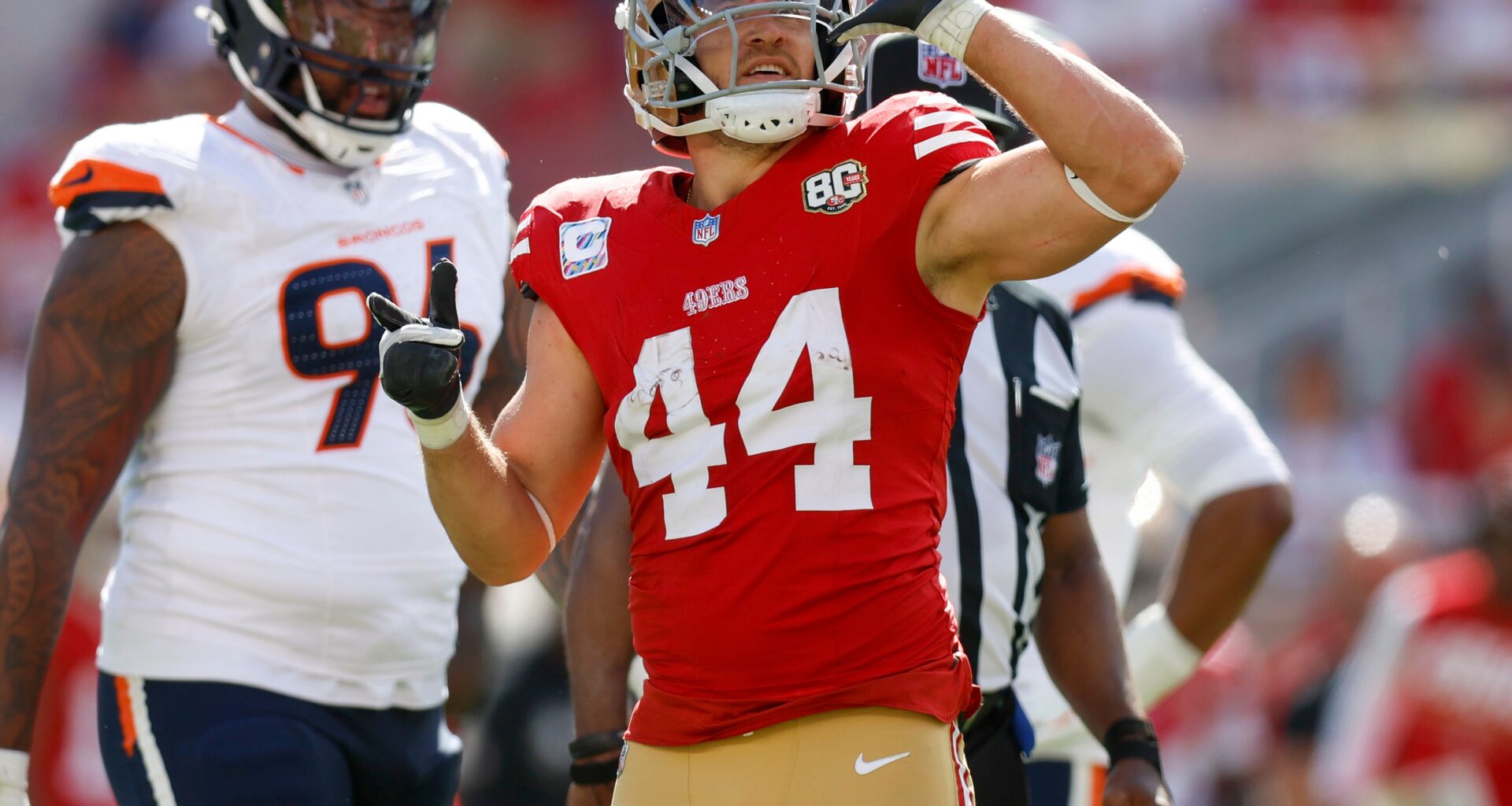 Kyle Juszczyk, Nick Bosa, Marques Sigle out injured for 49ers-Seahawks