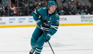 Celebrini misses Sharks loss with lower-body injury