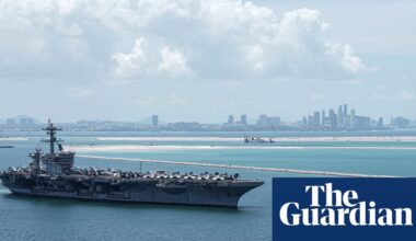 USS Abraham Lincoln scheduled to dock in San Diego after harrowing stretch at sea | US news