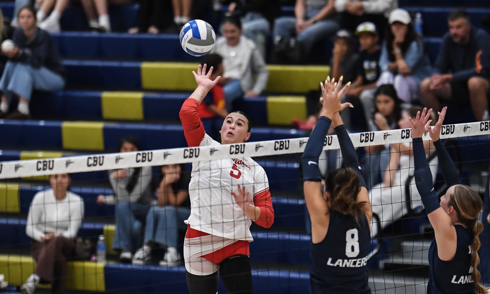 CSUN Wins Season-High Fourth Straight with Four-Set Victory at California Baptist
