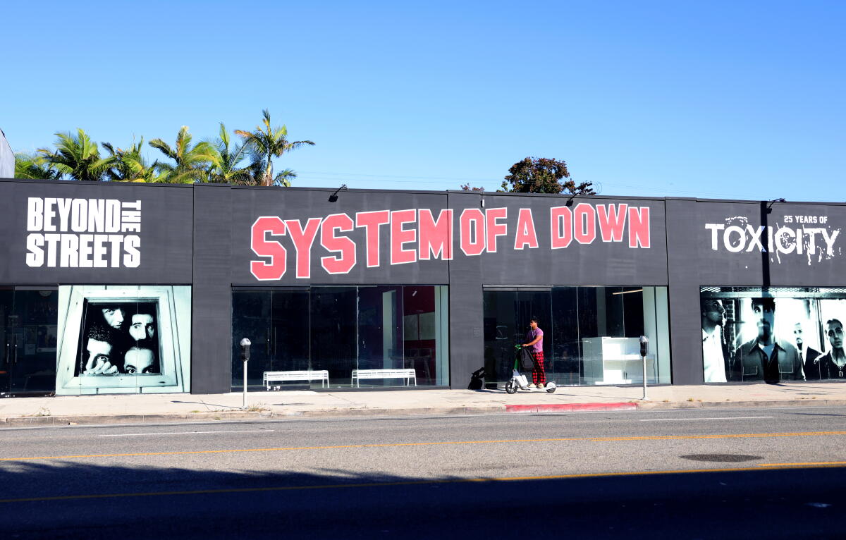 An anniversary exhibit for L.A. band System of a Down at Beyond the Streets gallery