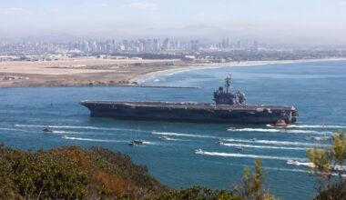 USS Abraham Lincoln returns to Coronado