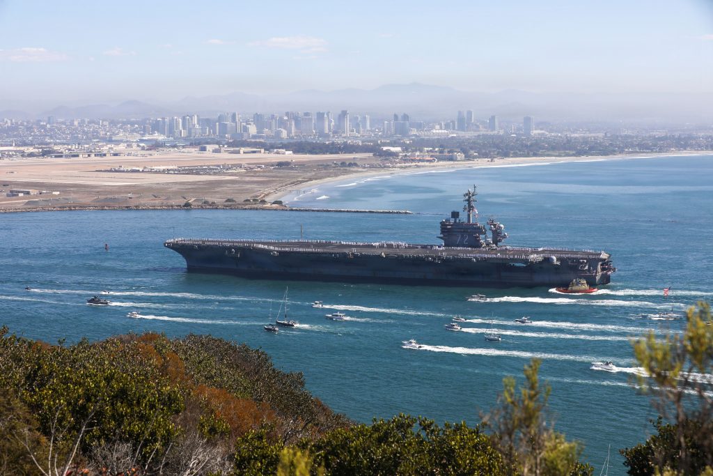 USS Abraham Lincoln returns to Coronado