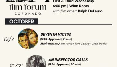 FILM FORUM CORONADO: "An Inspector Calls"