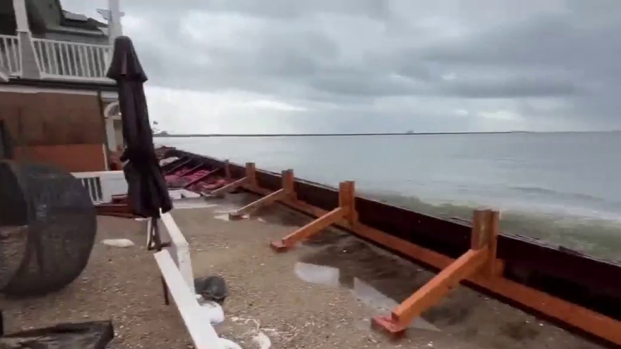 PREVIOUS COVERAGE: Long Beach coastline battered by strong surf 