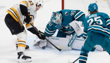 San Jose Sharks, Ivar Stenberg doomed by mistakes in loss to Bruins