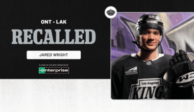 LA Kings Recall Forward Jared Wright To AHL's Ontario Reign