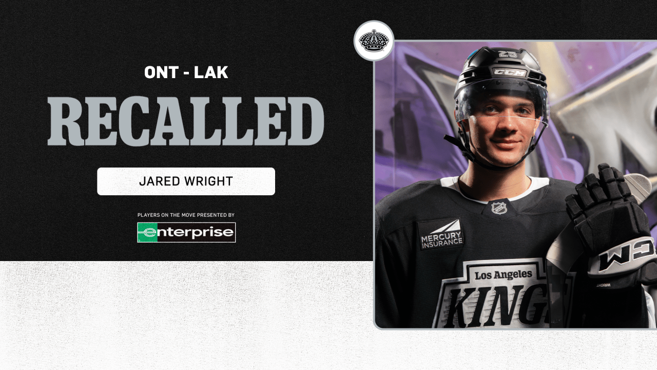 LA Kings Recall Forward Jared Wright To AHL's Ontario Reign