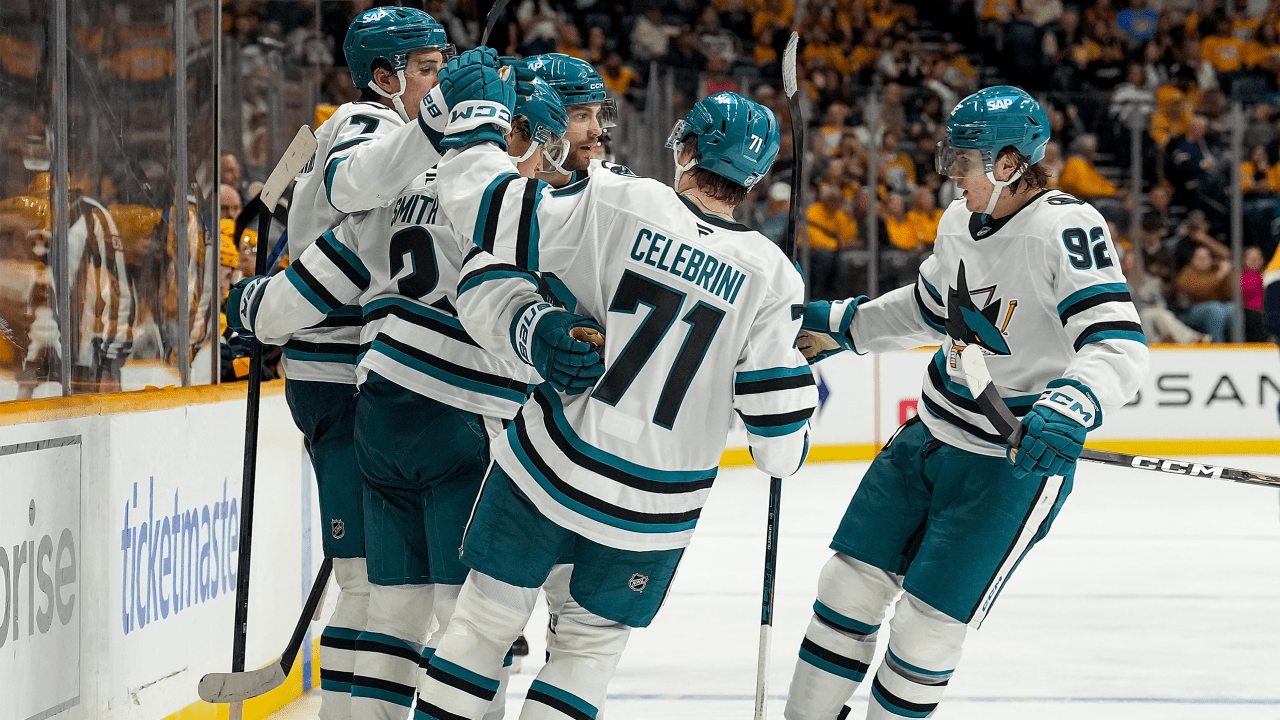 Nedeljkovic makes 32 saves, helps Sharks recover for shootout win against Predators