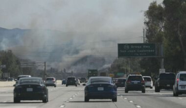 New wildfire in Southern California explodes in size, burning multiple homes