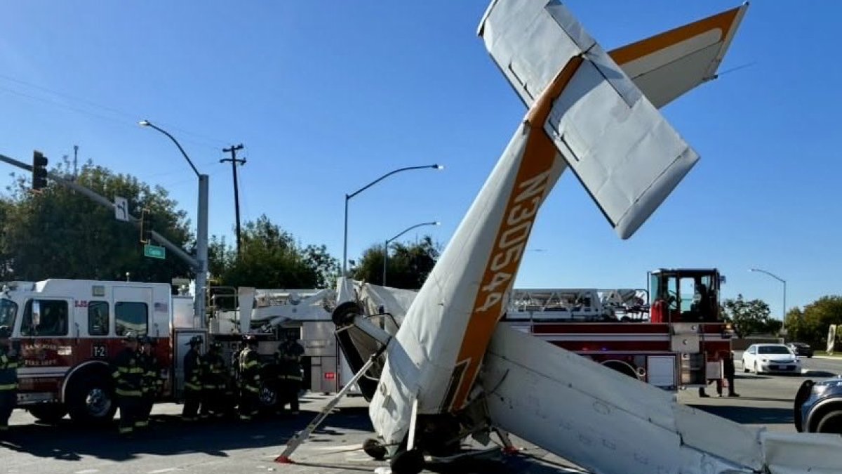 1 child and 2 adults injured after small plane crash in San Jose – NBC Bay Area