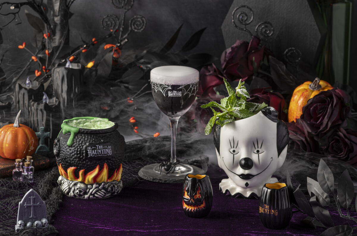 Cocktails by The Haunting, which will be available at The Ordinarie this Halloween.