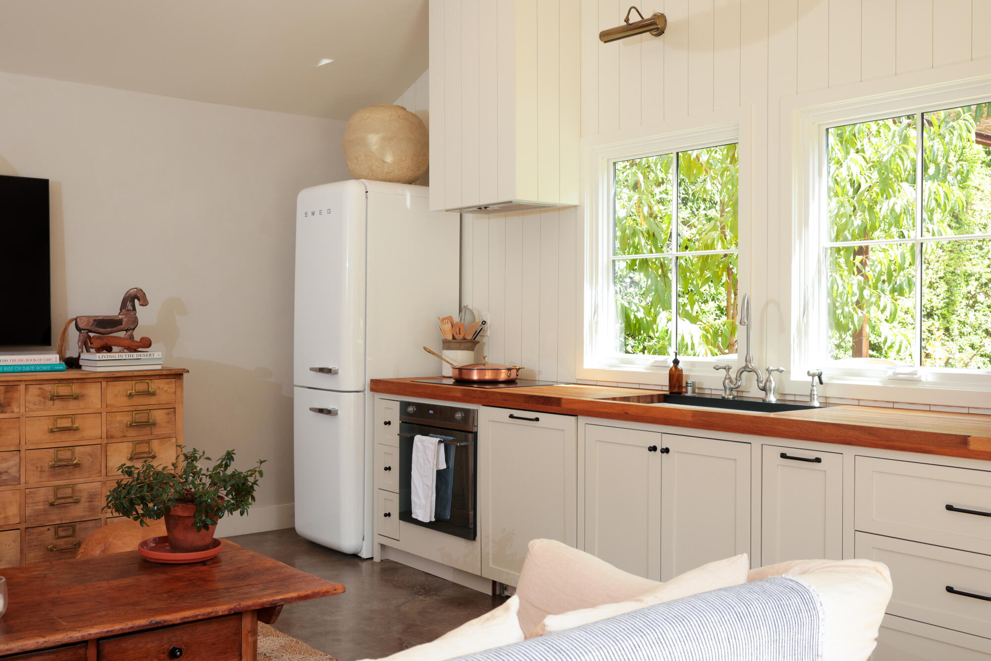 The kitchen inside Sam Donnelly's accessory dwelling unit.