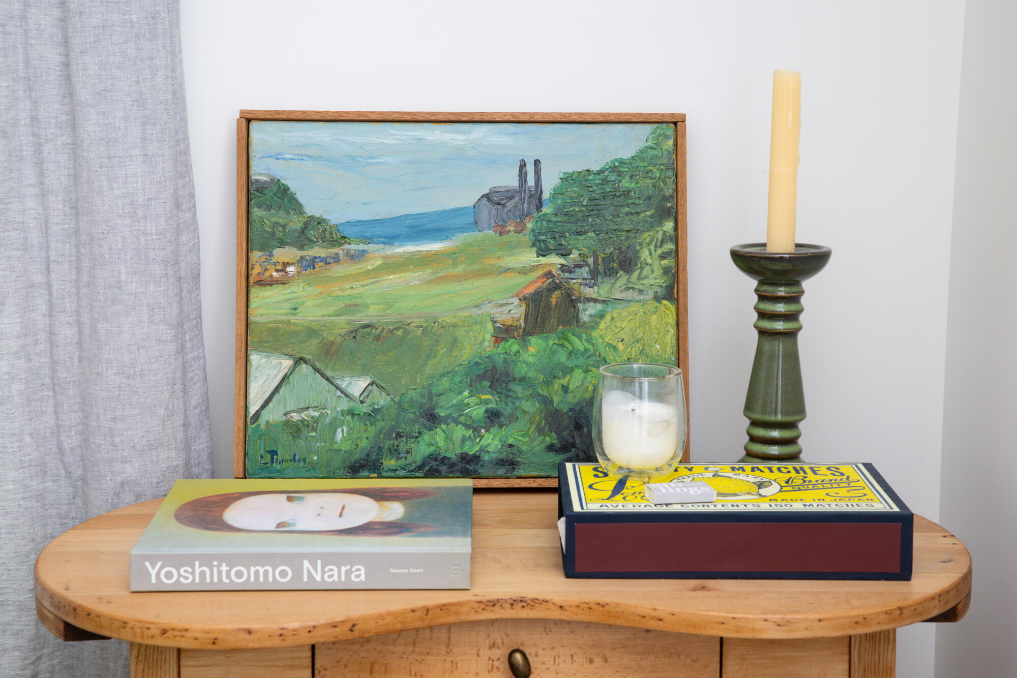 Decorations in the bedroom inside Sam Donnelly's accessory dwelling unit.