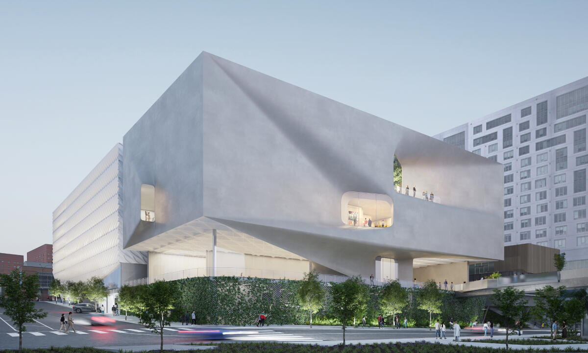 Exterior rendering of the future Broad expansion.